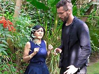 Petite asian teenager