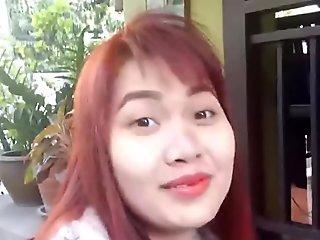 Asian cutie with extremely tight pussy bounces on pervert's big hard cock