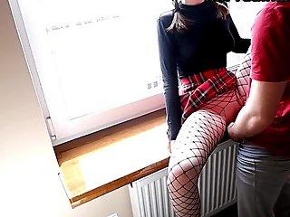 Skipping college for sex with her desk neighbor - Anny Walker