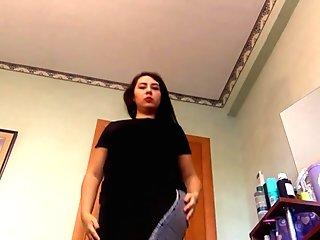BBW Latina make hot morning exercise