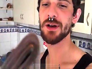Scruffy Latinos bareback threesome amateur reality-LECHELATINO.COM