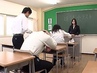 Nozomi Hazuki in Nozomi Hazuki is a smoking hot teacher every guy likes a lot - AviDolz
